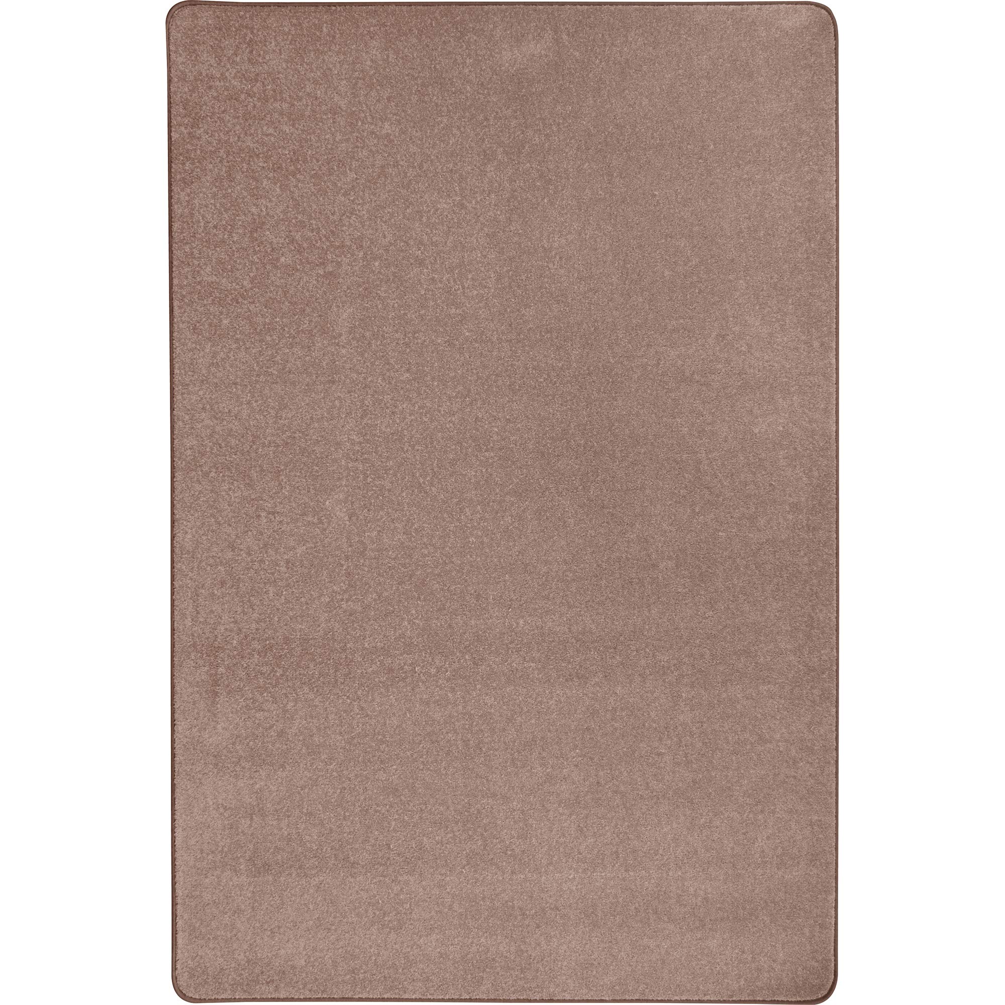Joy Carpets Endurance Solid Colored Area Rug in color Taupe, 12 x 6