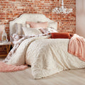 Peri Home Microsculpt Vintage Tile 3-Piece Comforter and Sham Set, King, Linen