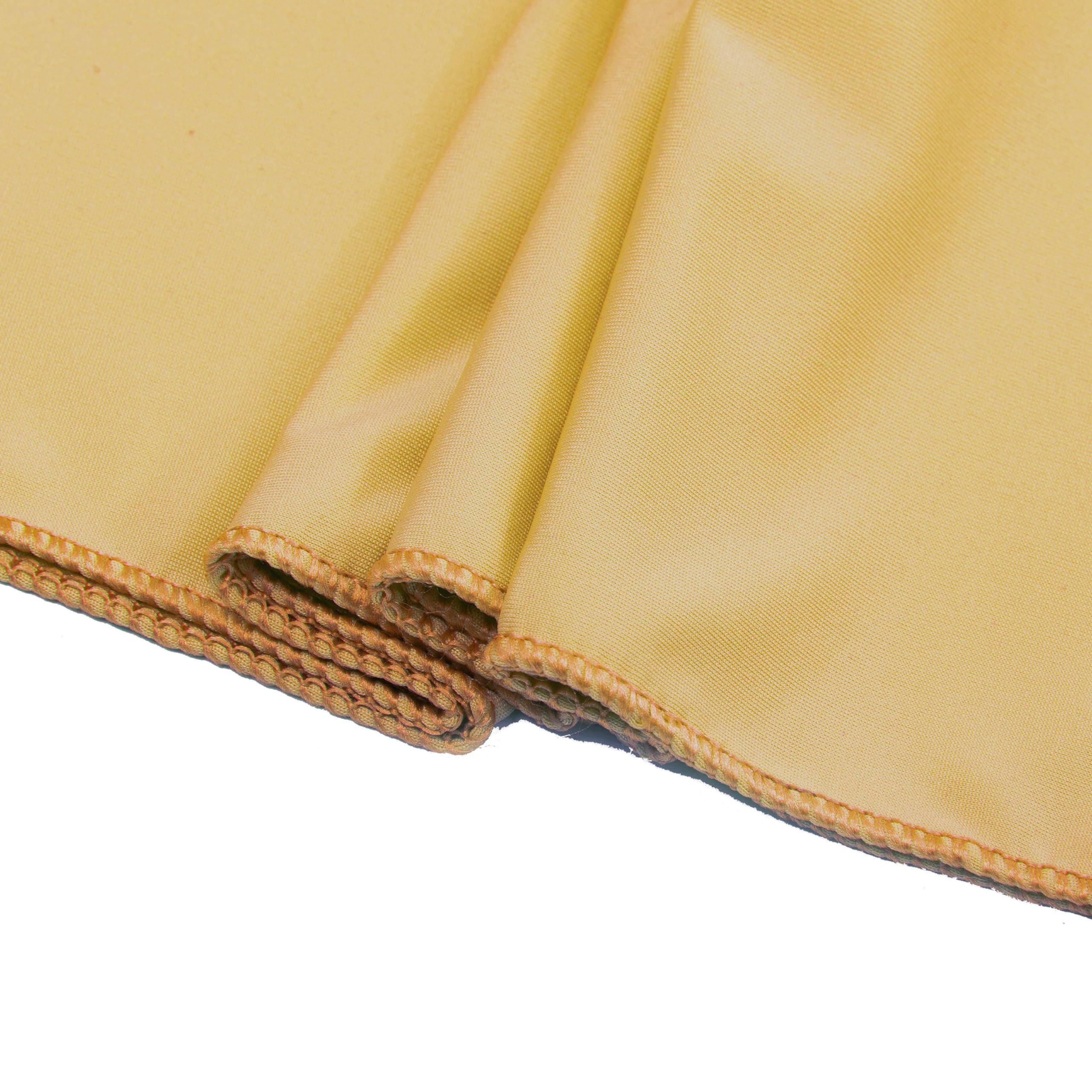 Mds Pack Of 50 Spandex Chair Sashes Bow Sash Elastic Chair Bands Ties Without Buckle For Wedding And Events Decoration Spandex Slider Sashes Bow - Gold