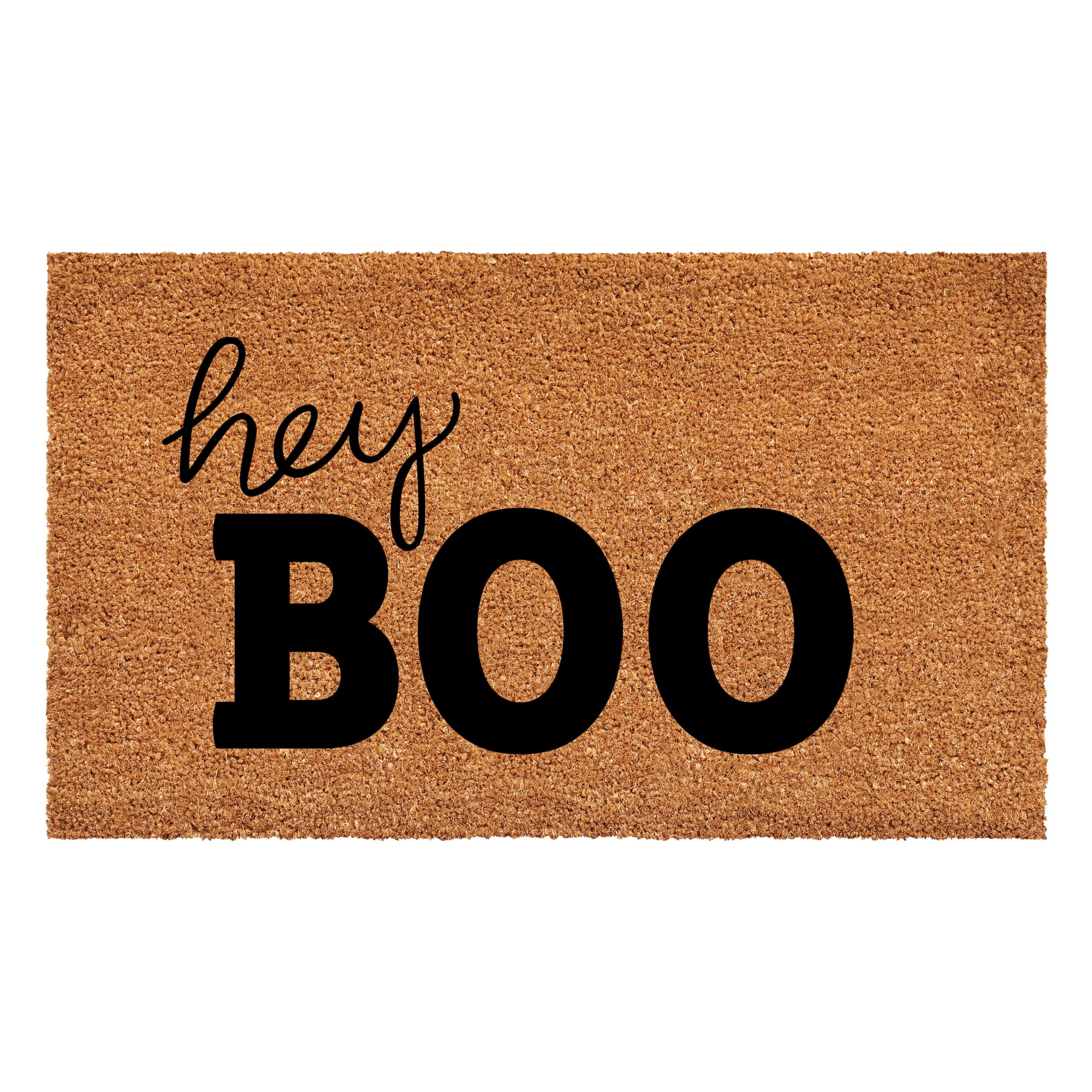 Calloway Mills Hey Boo Doormat (Tan/Black, 17' X 29')