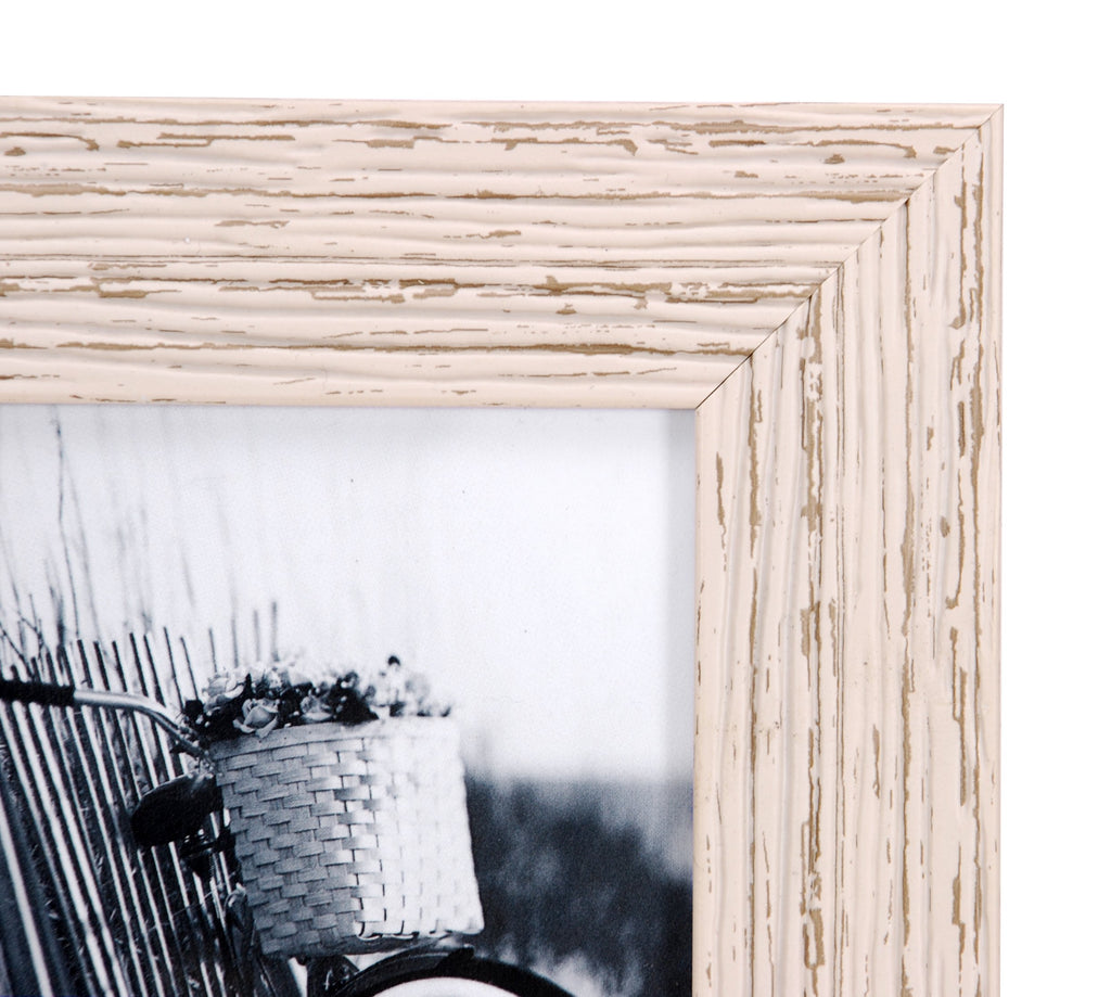 Kiera Grace Maya Weathered Beachwood Picture Frame, 8 X 10 Inches, White