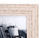 Kiera Grace Maya Weathered Beachwood Picture Frame, 8 X 10 Inches, White