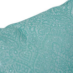 Blazing Needles Square Polyester Jacquard Throw Pillows, 17", Mabul Seaglass 2 Count