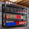 AFAIF 79 Wide Heavy Duty Metal Garage Shelving, Adjustable Storage Shelf