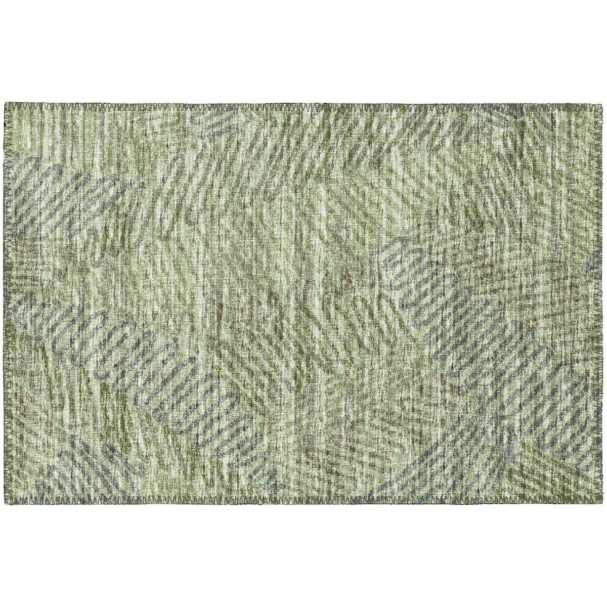 Sedona Sn11 Green Transitional Rug Rectangle 8' X 10'