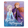 Northwest Frozen Silk Touch Throw Blanket, 40 x 50, Magical Girls