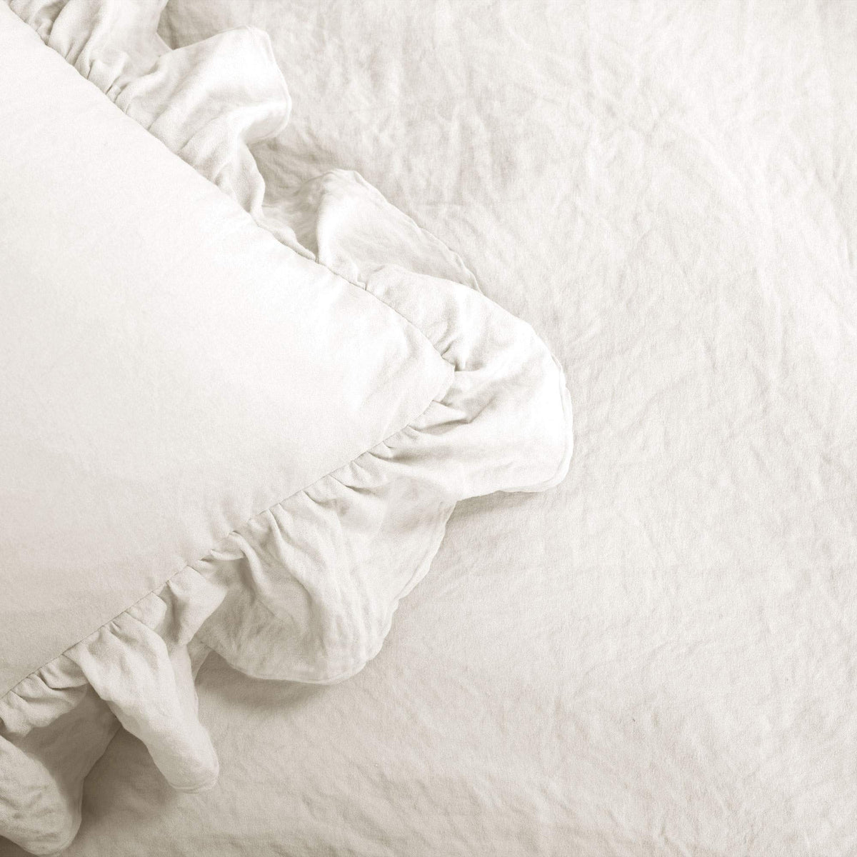 Lush Decor Reyna Ruffle Comforter Set - 3 Piece Cozy Ruffled Bedding Set - Timeless Elegance And Comfort For Bedroom - King, Whi