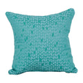 Blazing Needles Square Polyester Jacquard Throw Pillow, 17", Banyan Seagla