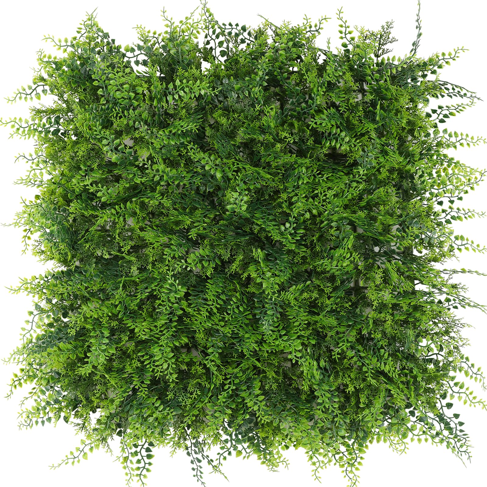 Luyue 6Pcs Artificial Grass Wall Panels Greenery Backdrop 20     20    Green Ivy Hedge Panel Greenery Grass Wall Decor Privacy S