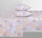 Feather & Stitch Softest 100% Cotton Sheets, 300 Thread Count Percale Weave Bedding, 16' Deep Pocket, Cooling Sheets, Breathable Bed Set, Hotel Premium Quality (- Full, Victorian Floral
