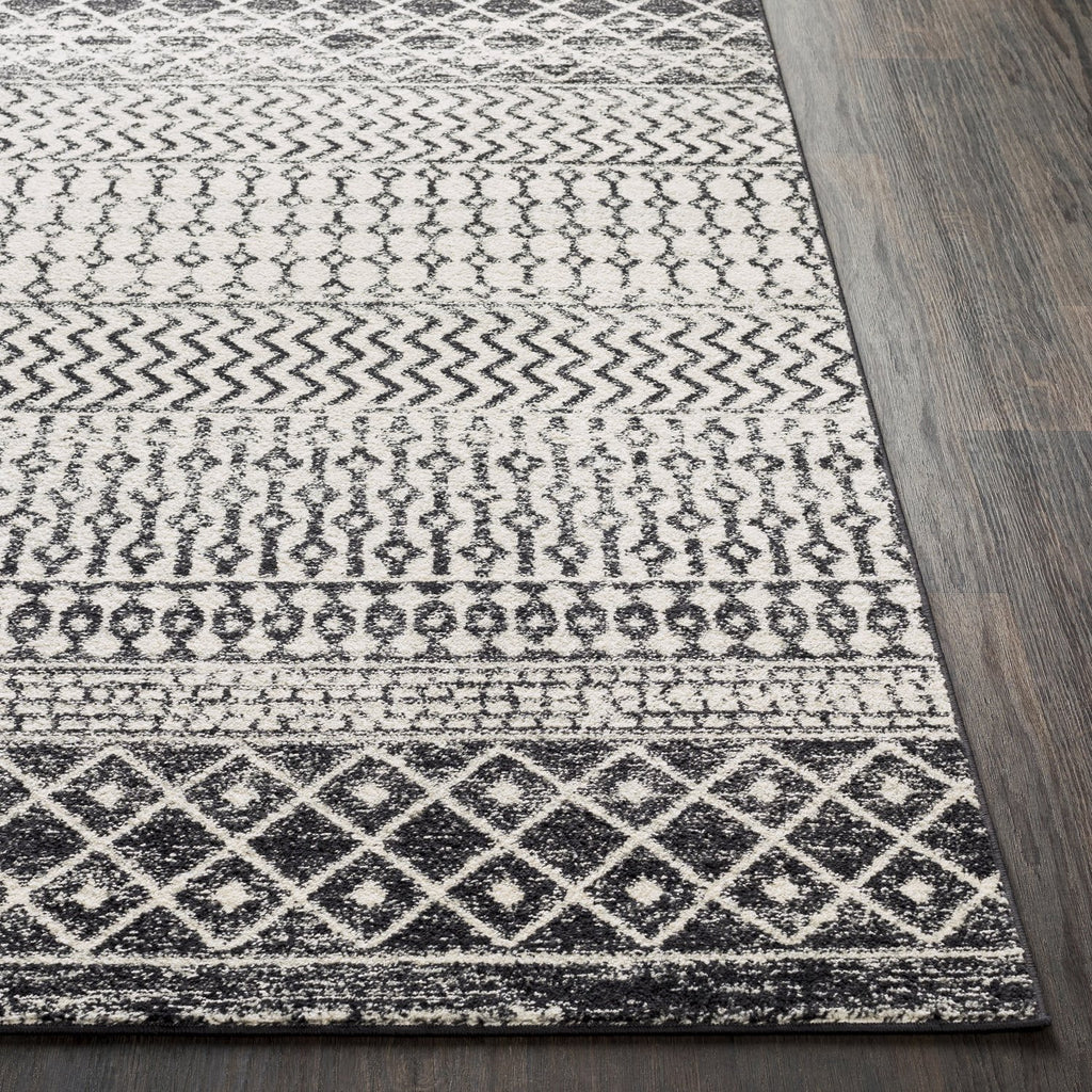Livabliss Chester Boho Moroccan Runner Area Rug,2'7'' X 7'6'',Black