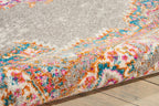 Nourison Passion Grey 5'3' X 7'3' Area Rug, Boho, Traditional, Easy Cleaning, Non Shedding, Bed Room, Living Room, Hallway, (5' X 7')