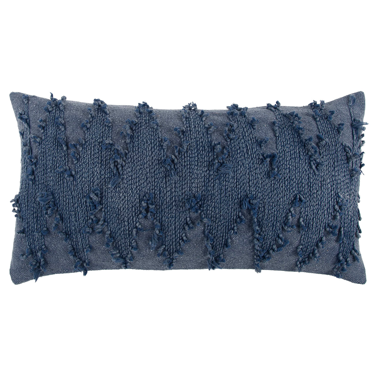 Rizzy Home | T13118 | 14"x26" Blue/Neutral/ Decorative Pillow | Down Fill