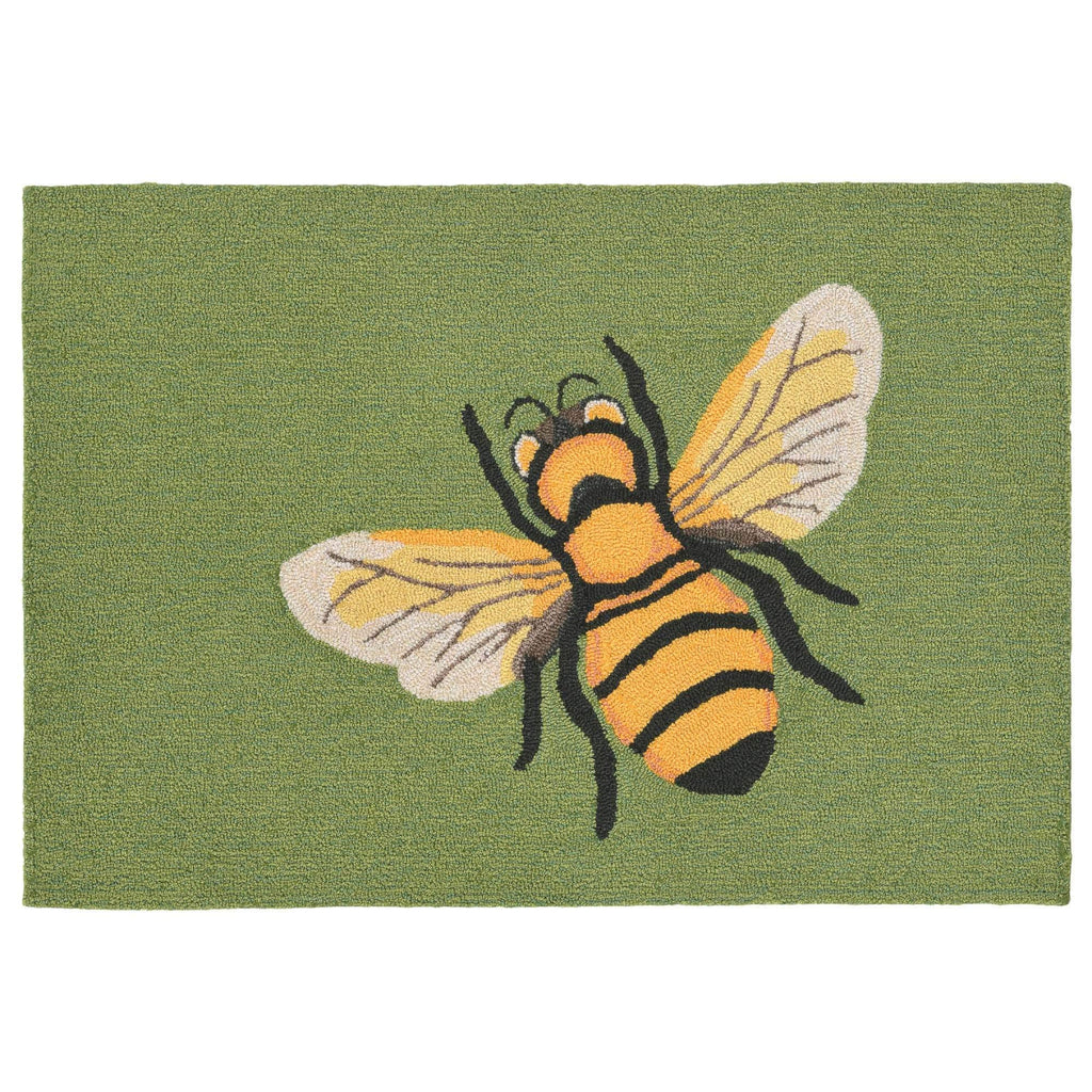 Liora Manne Frontporch Bee Indoor/Outdoor Rug, 2 Ft X 3 Ft