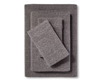 Twin Extra Long 100% Cotton Jersey Sheet Set - Soft And Comfy - By Crescent Bedding Heather Grey Twin Xl