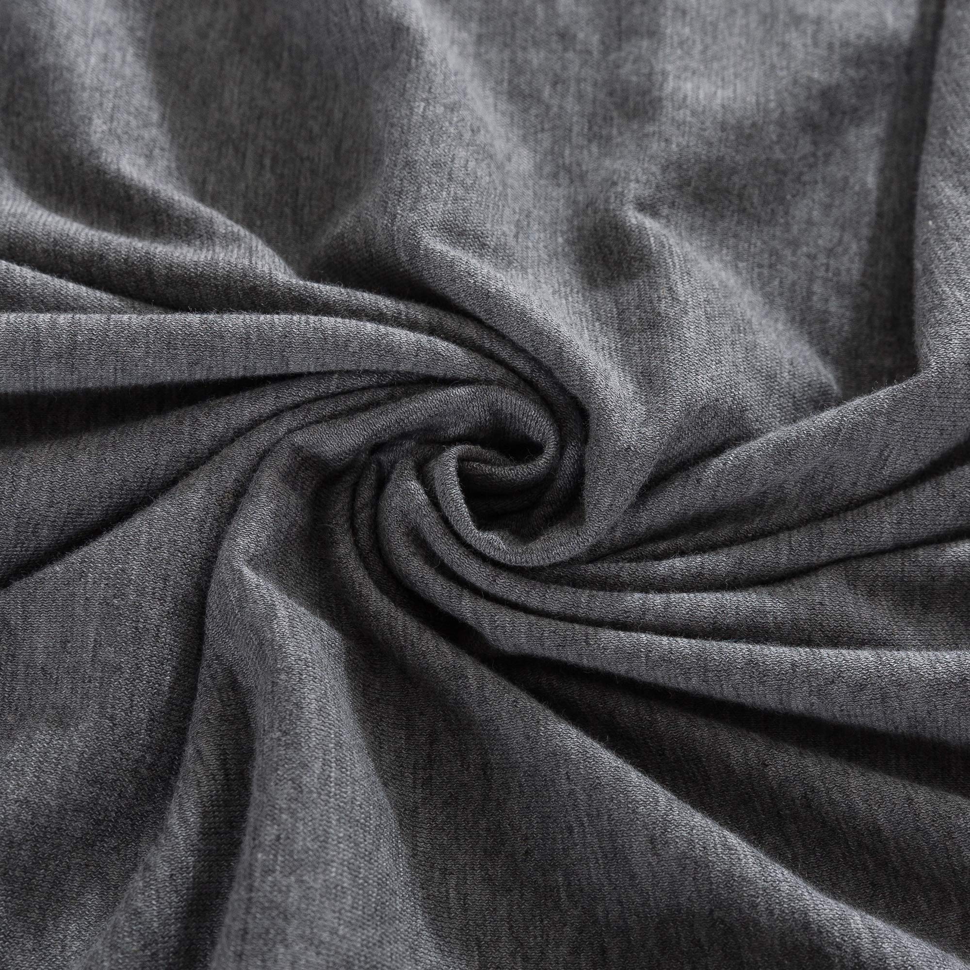 Household 100% Jersey Cotton Pillowcase 20   X54   -Light Weight, Comfortable, Super Soft Pillow Case With Envelope Closure Extr