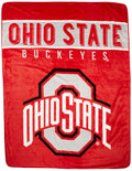 Northwest Ncaa Ohio State Buckeyes Raschel Throw Blanket, 60'' X 80'', Basic