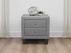Neos Modern Furniture Night Stands, Gray
