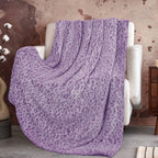 Zhiku Fleece Blankets Throw Purple Lightweight Throw Blanket Soft Cozy Throw Blanket Purple 50'  60'