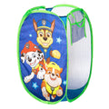 Nickelodeon Paw Patrol Chase, Rubble and Marshall Pop Up Hamper with Durable Carry Handles, 21 H x 13.5 W X 13.5 L