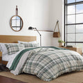 Eddie Bauer - Twin Duvet Cover Set, Cotton Reversible Bedding with Matching Sham, Plaid Home Decor for All Seasons (Timbers Ever