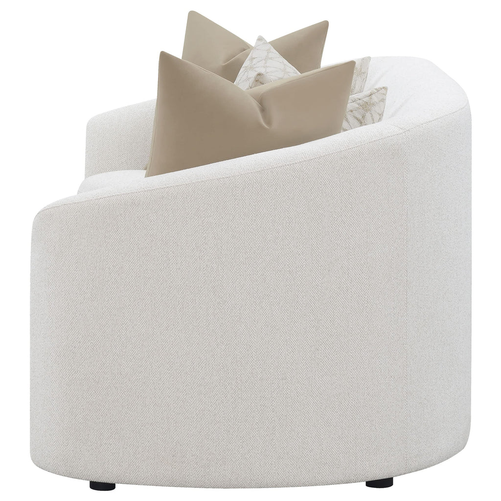 Coaster Home Furnishings Rainn Upholstered Tight Back Sofa Latte