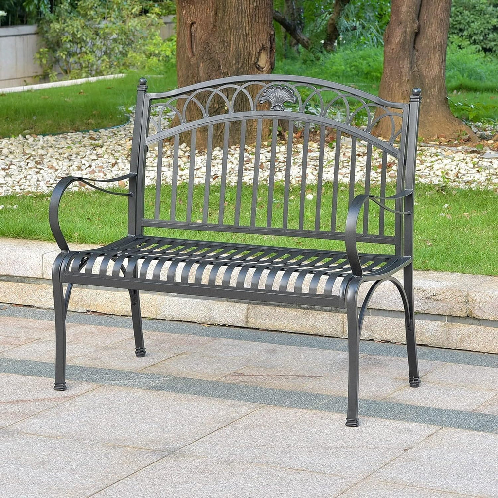 International CaravanInternational Caravan Segovia Iron Loveseat
