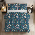 Loomlyfe All Season 220 Gsm King Size Double Bed Ac Comforter/Blanket/Duvet For All Seasons/Weathers  Pack Of 1  Bluemultiflow