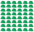 Beistle 33978 48-Pack Plastic Derbies Party Hat, Green
