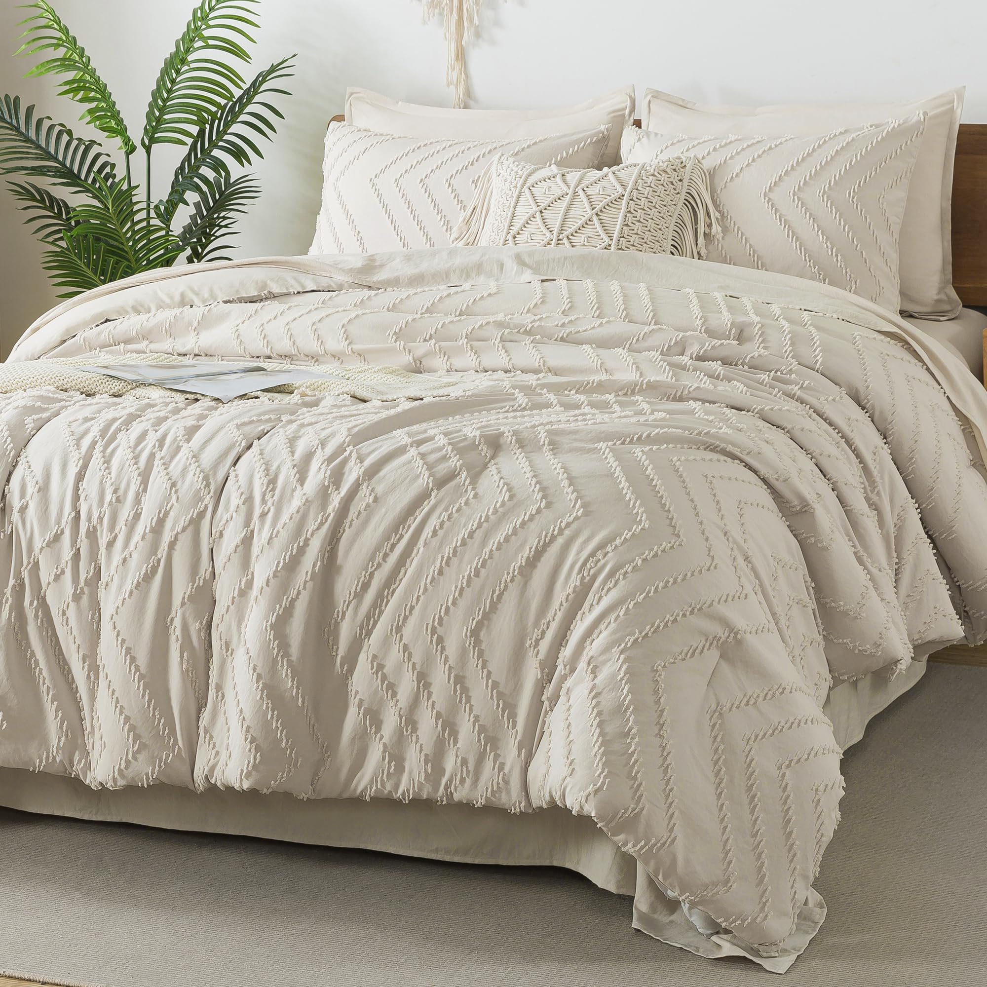 Litanika Dark Grey King Size Comforter Set With Sheets - 7 Pieces Bed In A Bag King Tufted Complete Beddding Sets With Comforter