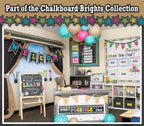 Teacher Created Resources Chalkboard Brights Mini Bulletin Board Set, 21 X 5 Inch, Multicolor