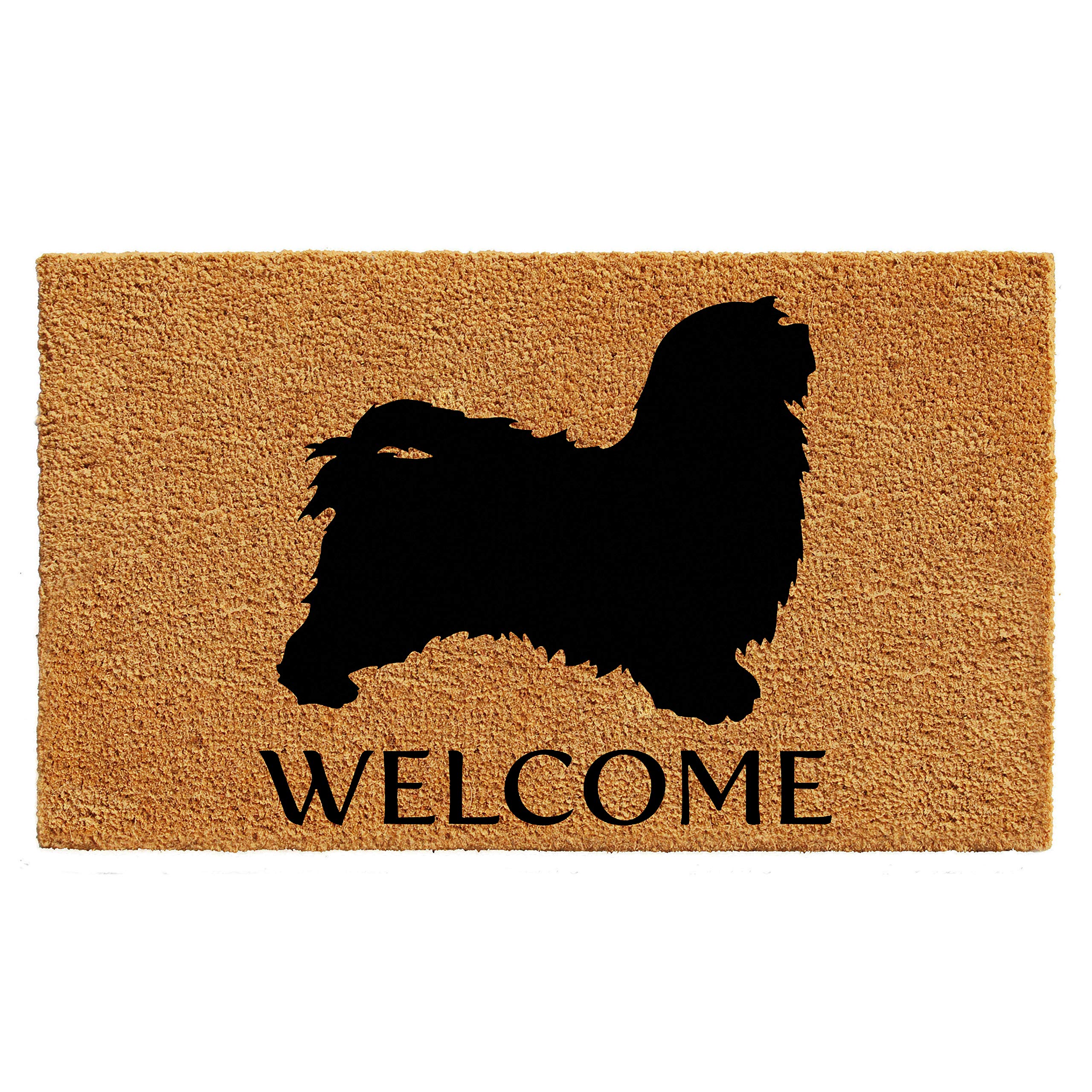 Calloway Mills Az105682436 Havanese Doormat, 24' X 36', Natural/Black