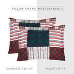 Elegant Comfort Silky Soft 8-Piece Cabin Lodge Bed-In-A-Bag Comforter Set, Includes 4Pc Smart Sheet Set, Comforter, Decorative Pillow, Matching Pillowcases And Shams - Full/Queen, Burgundy
