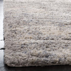 Safavieh Berber Shag Collection Accent Rug - 3'3'' X 5'3'', Grey Blue & Cream, Non-Shedding & Easy Care, 1.2-Inch Thick Ideal Fo