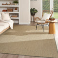 Nourison Courtyard Green 9 x 12 Area Rug - Easy Clean, Non Shedding, Bed Room, Living Room, Dining Room, Kitchen (9 x 12)