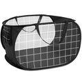 Collapsible Laundry Baskets with Side Pocket, Mesh Pop Up Clothes Hamper for Laundry, Foldable Laundry Basket Storage Hamper wit