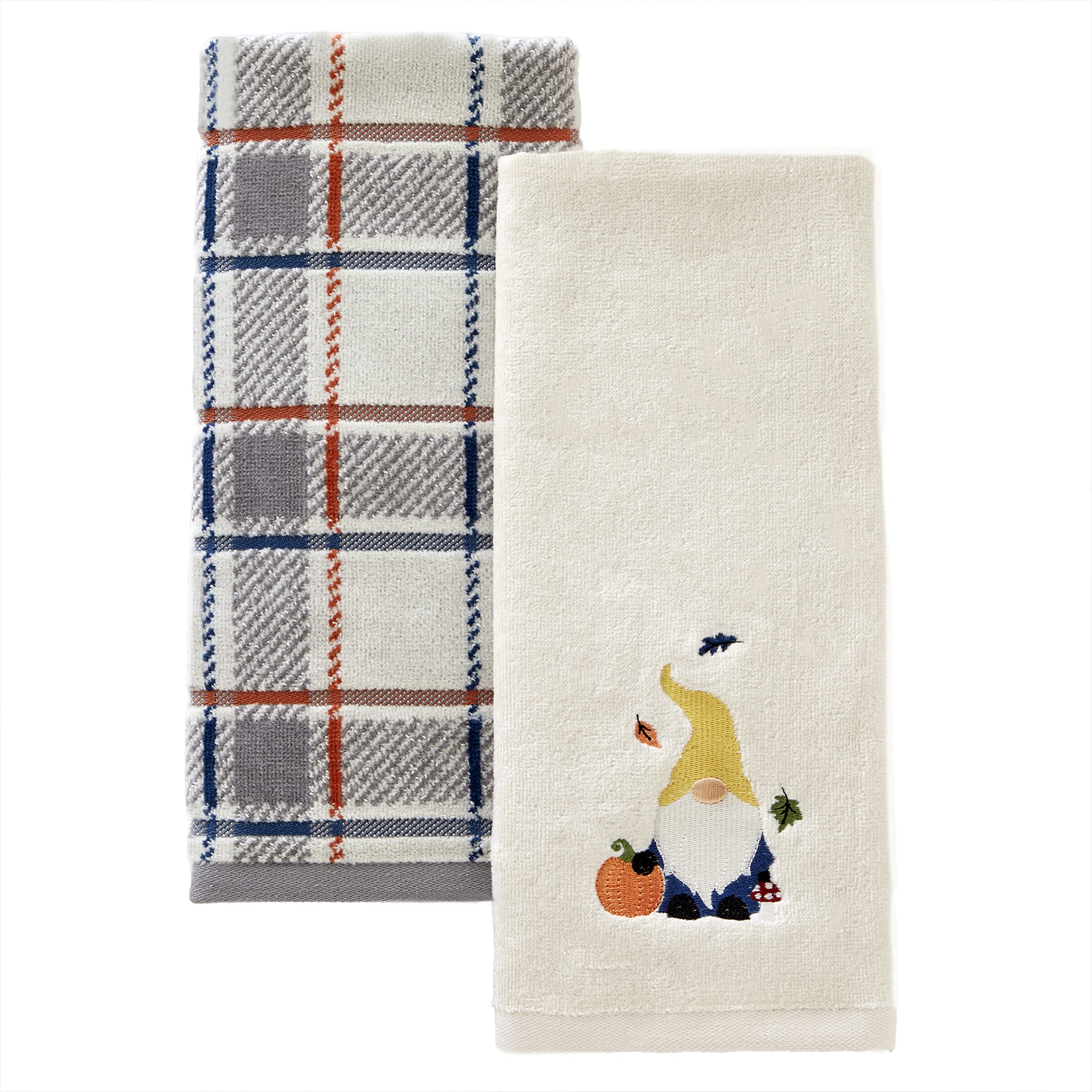 SKL Home Harvest Gnome 2 Pc Hand Towel Set, 16X25