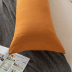 Household 100% Jersey Cotton Pillowcase 20   X54   -Light Weight, Comfortable, Super Soft Pillow Case With Envelope Closure (Bur