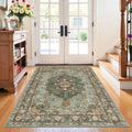 4x5 Area Rugs for Living Room: Perfect for Bedroom Kitchen Kids Room Nursery - Stain & Water Resistant Non-Slip Pet & Child Frie
