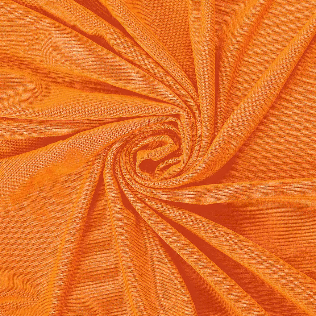 Peomeise Stretch Spandex Chair Cover For Wedding Party Dining Banquet Event (Orange, 12)
