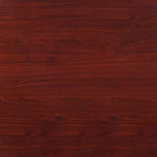Flash Furniture Glenbrook 48'' Round High-Gloss Mahogany Resin Table Top with 2'' Thick Drop-Lip
