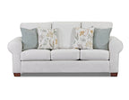 American Furniture Classics Model 8603-41 Beaujardin Sofa with Four Throw Pillows