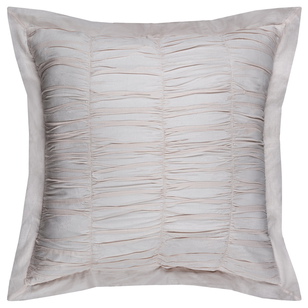 Rizzy Home | T09953 | Euro Sham | 26"x26" Pink/Red/Neutral Solid Textural