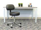 Be Well Medical Spa Professional 26.5-Inch Drafting Stool, Black (B245-BK) B245-BK