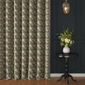 Story@Home Window Curtains 5 Feet Long Set Of 2 | Room Darkening Curtain | Leaf Printed | Thermal Insulated Curtain For Living R