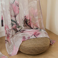 Story@Home Long Door Curtains 9 Feet Long Set Of 1 | Floral Printed | Semi Transparent Curtain | Net Curtains | Sheer Curtain Fo