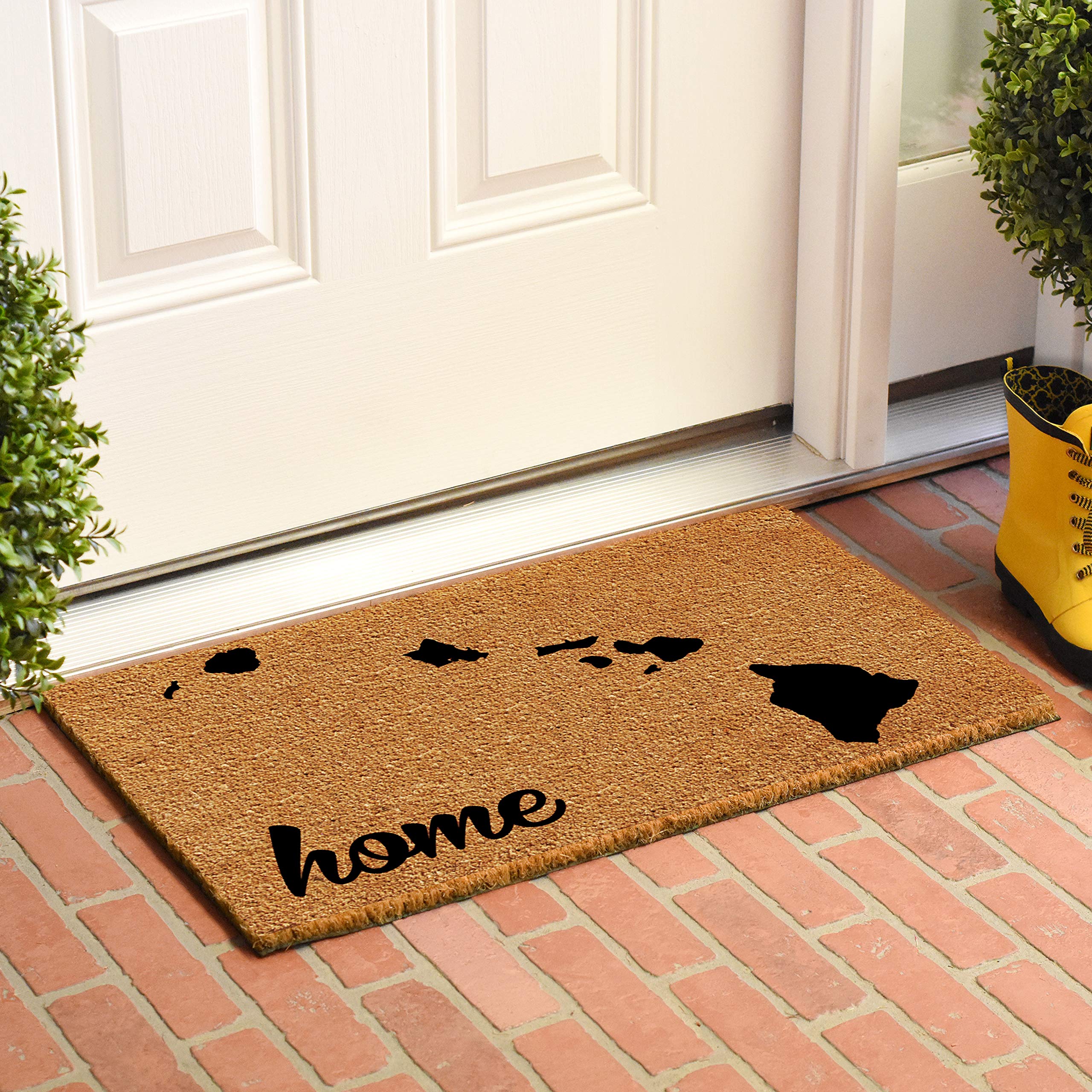 Calloway Mills 105512436 Hawaii Doormat, 24' X 36', Natural/Black