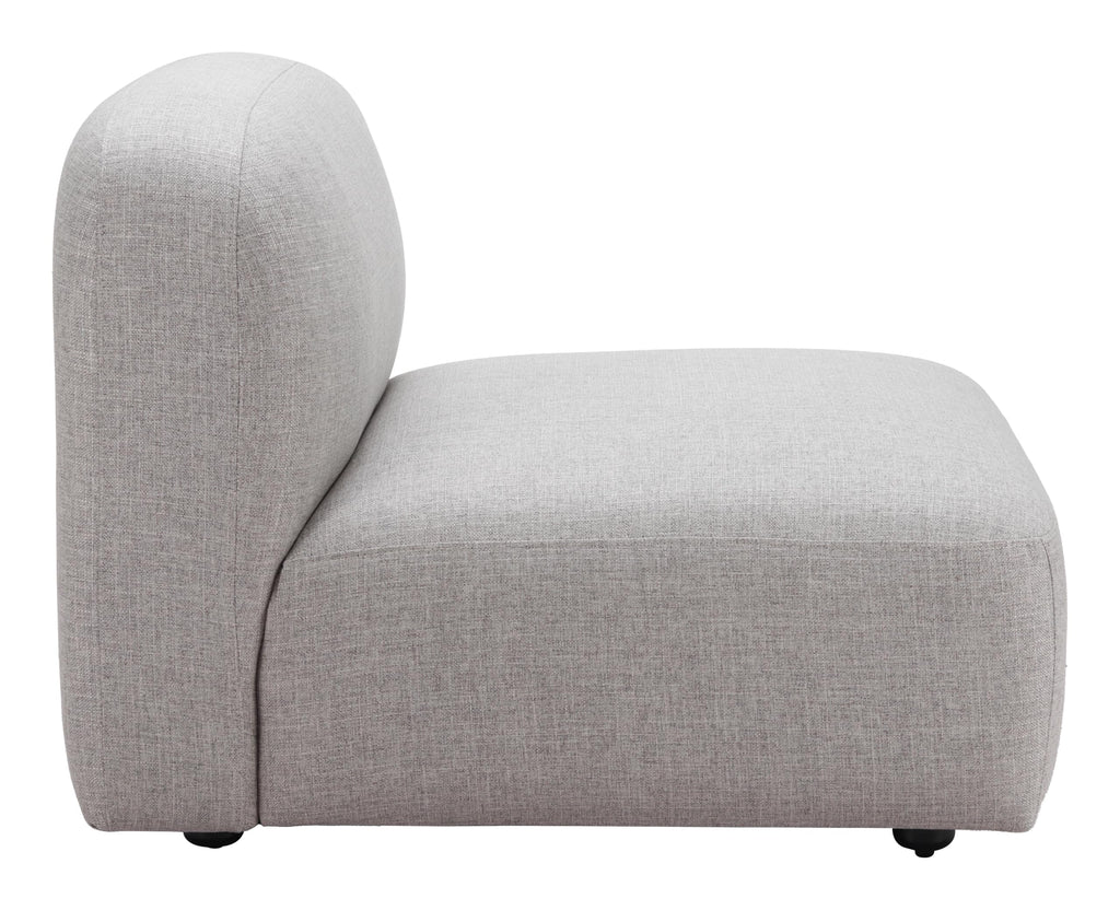 Zuo Biak Middle Chair Gray
