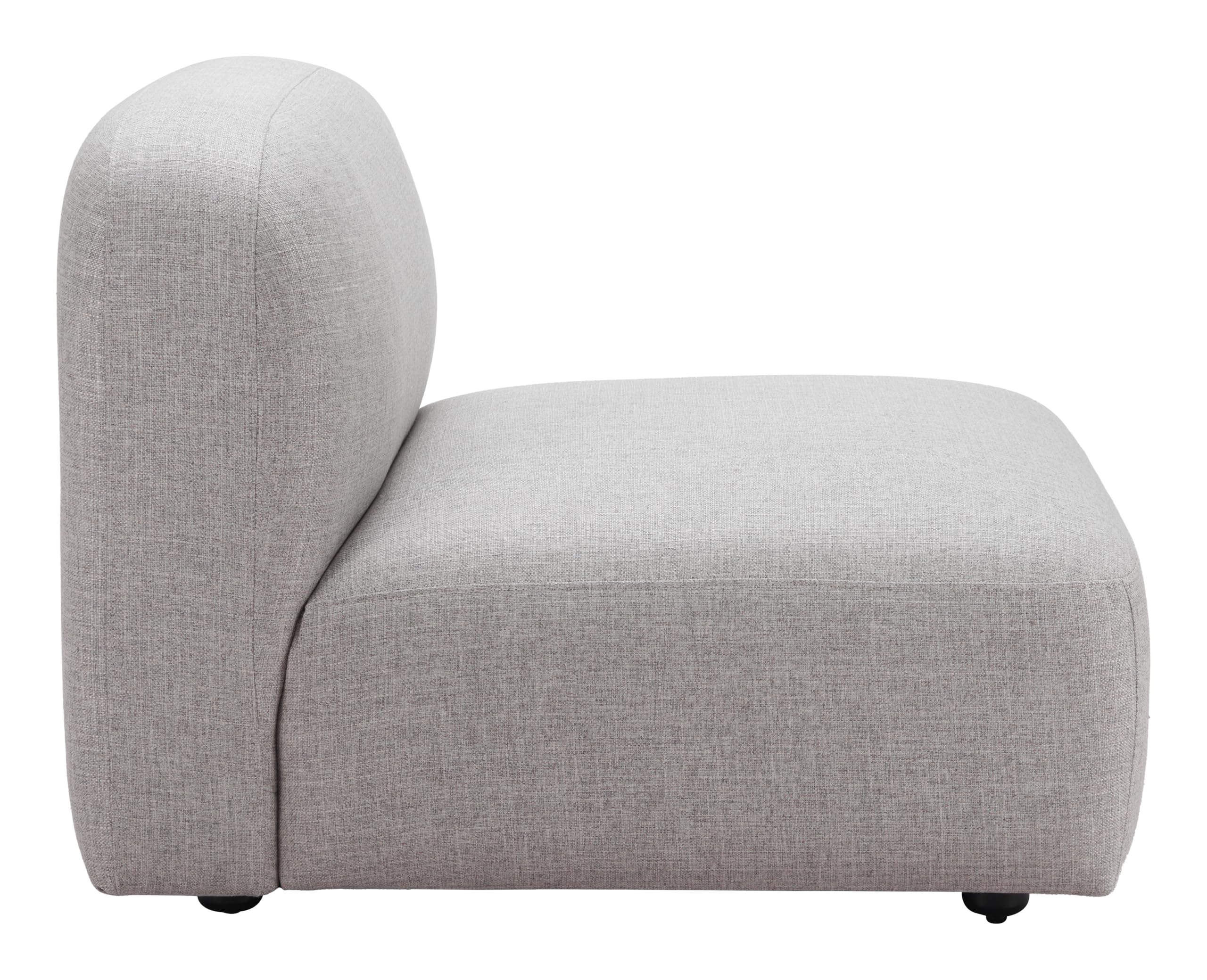 Zuo Biak Middle Chair Gray
