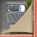 Royal Shade 8' X 13' X 15.3' Sand Beige Right Triangle Sun Shade Sail Order To Make Rstaprt10, Upf50+ 95% Uv Blockage, 200Gsm Co